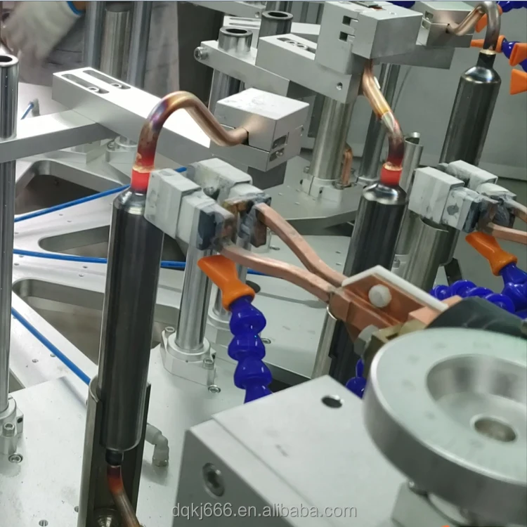 Multi station rotating high-frequency automatic induction welding machine