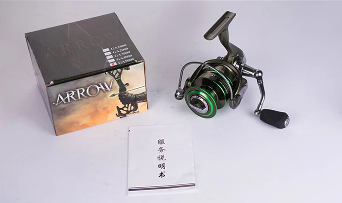 GA3000 All Metal Hollow Spool Spinning Reel High Speed Saltwater Carp Fishing Reel