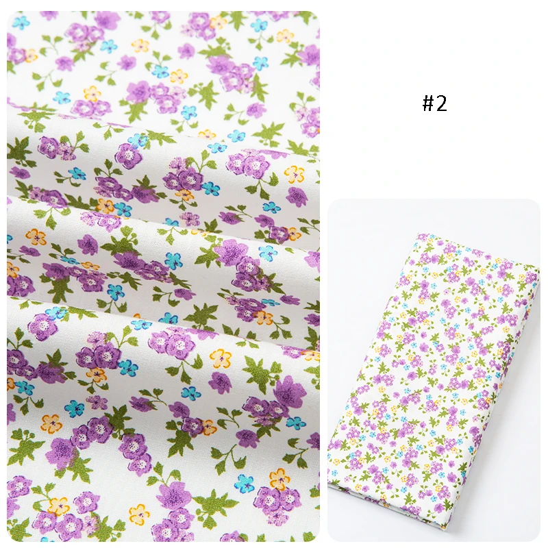 Factory direct 100% cotton poplin floral print fabric for dress