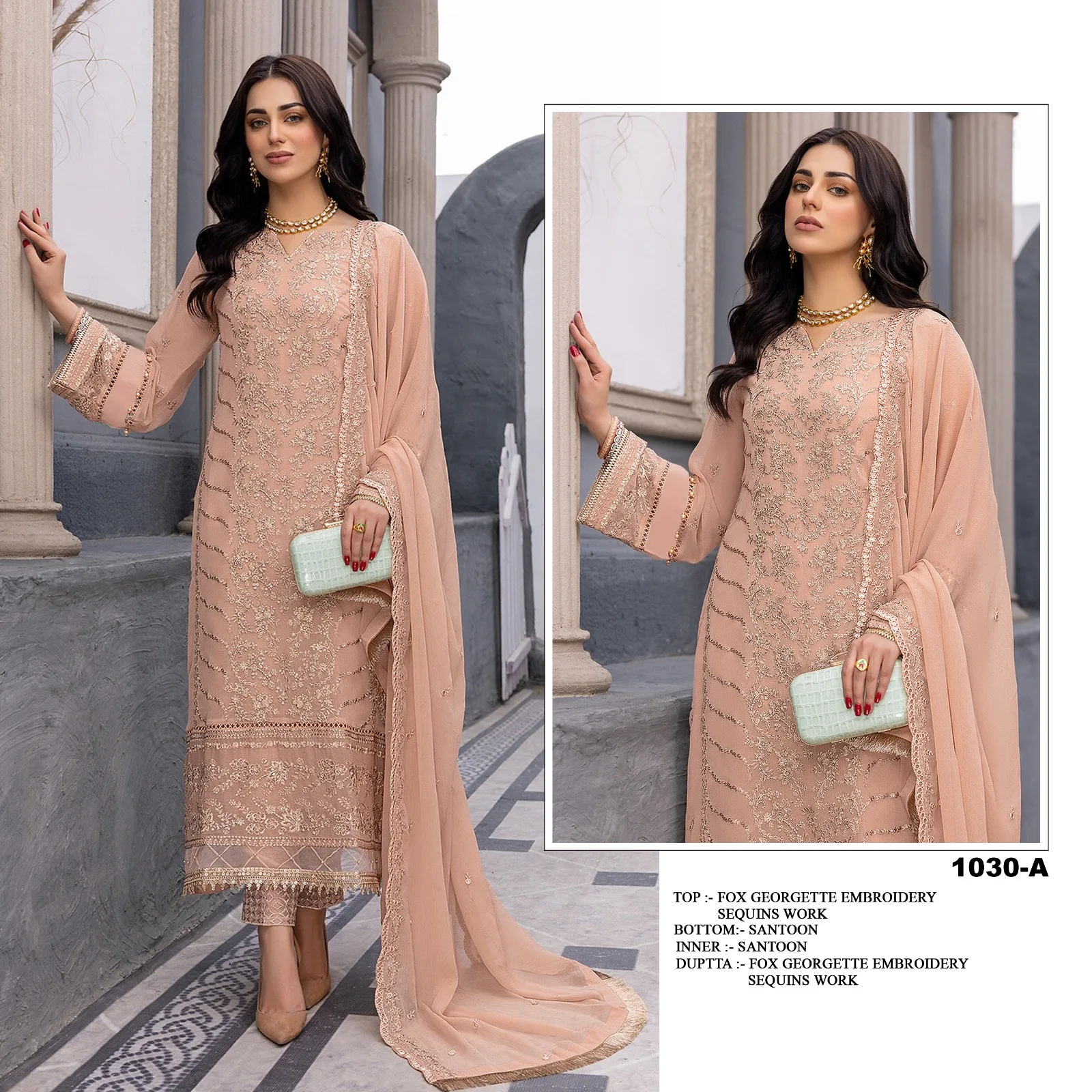 6190-SKAZI-pakistani Дизайнерская одежда/пакистанское платье salwar kameez