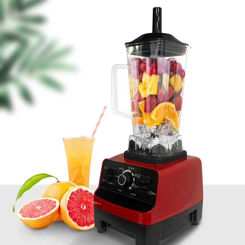 Portable Juice Blender 2 Speeds Plastic Cup Electric Juice Blender Smoothie Blender For Home