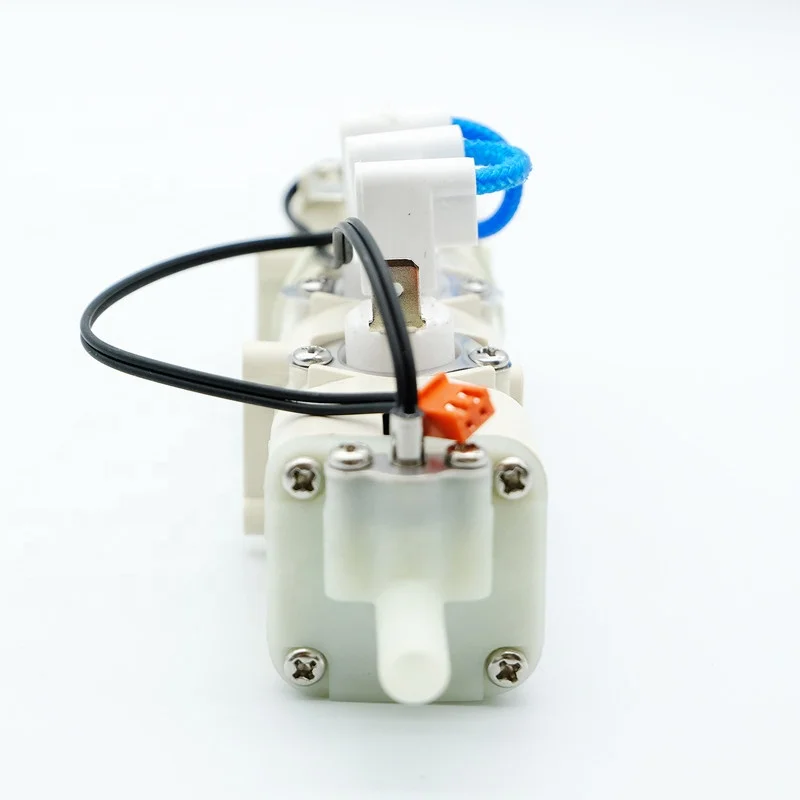 Flow through water heating element for coffee maker