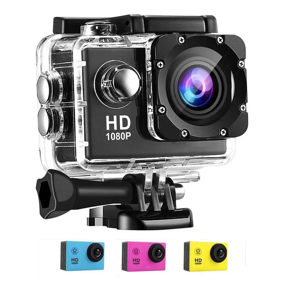 CE ROHS Custom Sport Cam 1080p Hd Lens Underwater Photo Action and Sports Camera for Helmets Waterproof Car Camera