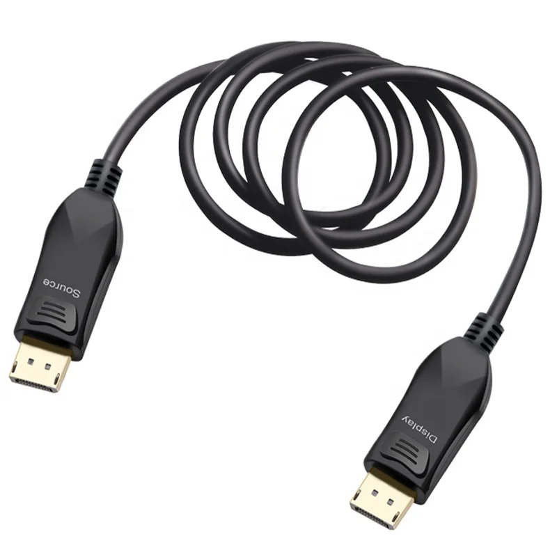 Волоконно-оптический кабель DisplayPort к DP 1 4 Поддержка 8K 60 Гц высокая скорость 32 Гбит/с HDCP 3D HDR