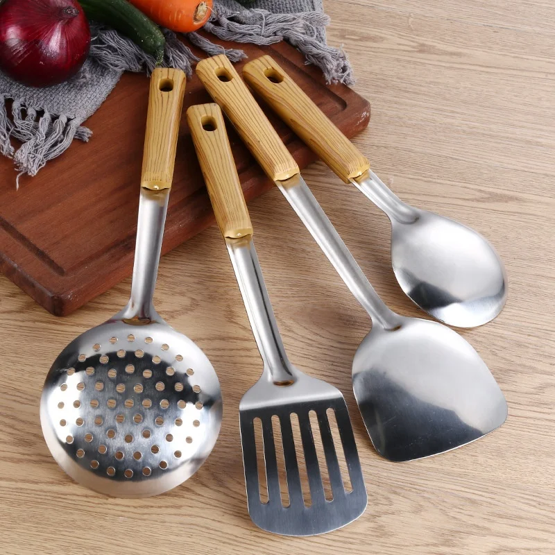 High Quality 5-Piece Kitchenware Set Colander Spatula Soup Spoon Full Set Of Household Kitchen Utensils Cooking Spatula Set