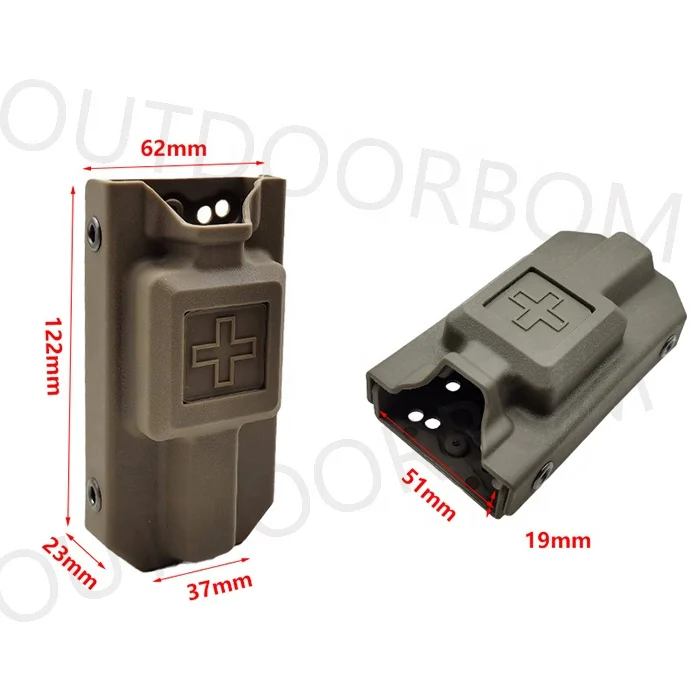 Outdoor Tactical Equipment Medical Box Plastic for Hiking Camping Hunting EMT Tourniquet Pouch Nylon Storage Box