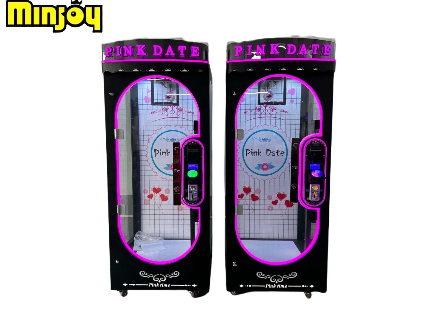 Розовая канатная машина для игры