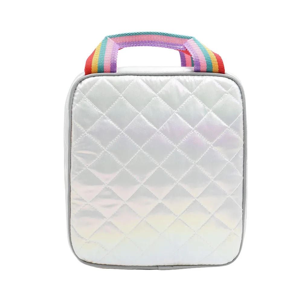 2024 New Design Spot Goods Quilting Series Kids Fashion Backpack Lunch Bag Student Lunch Bag
