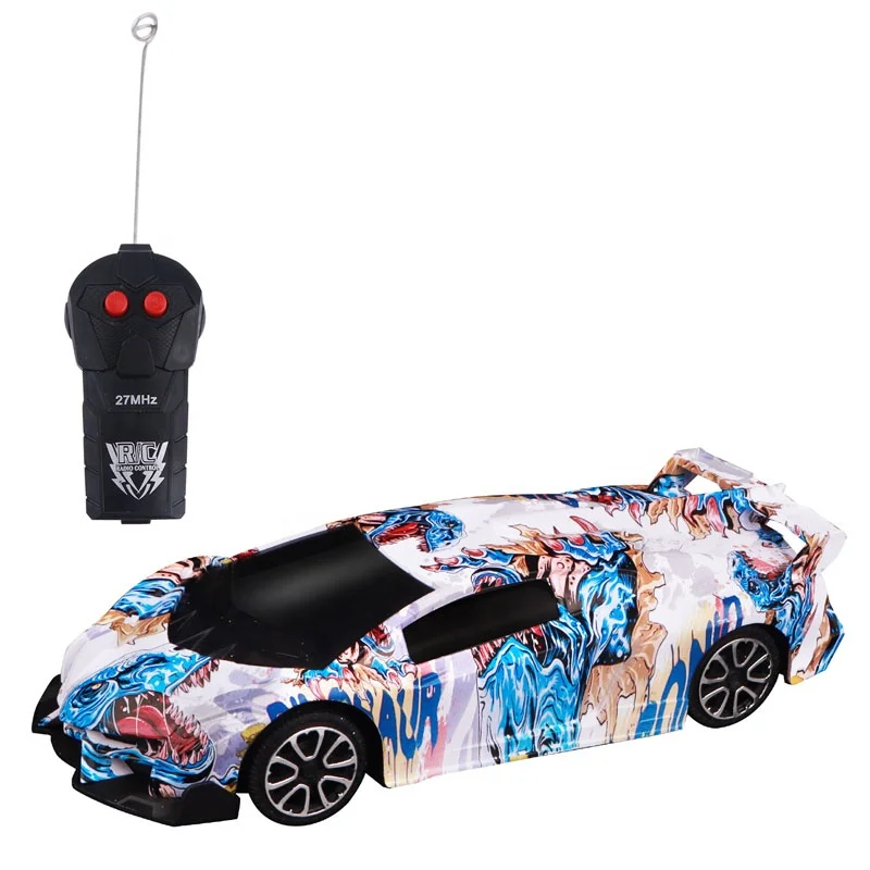 simulation model toys 2 channel 1/18 remote control car kit for wholesale