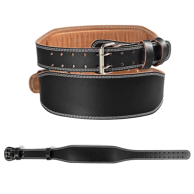 Fitness Weight Lifting Belt 100% Leather Gym Belts for Weightlifting Powerlifting Strength Training Squat Bench Press
