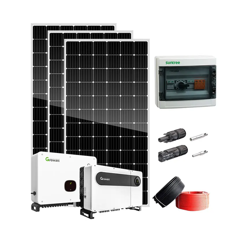 Smart Hybrid Photovoltaic Home Off Grid Solar Energy Systems 5Kwh 10Kwh 15Kwh 20Kwh 25Kwh 30Kwh Home Solar System Kit