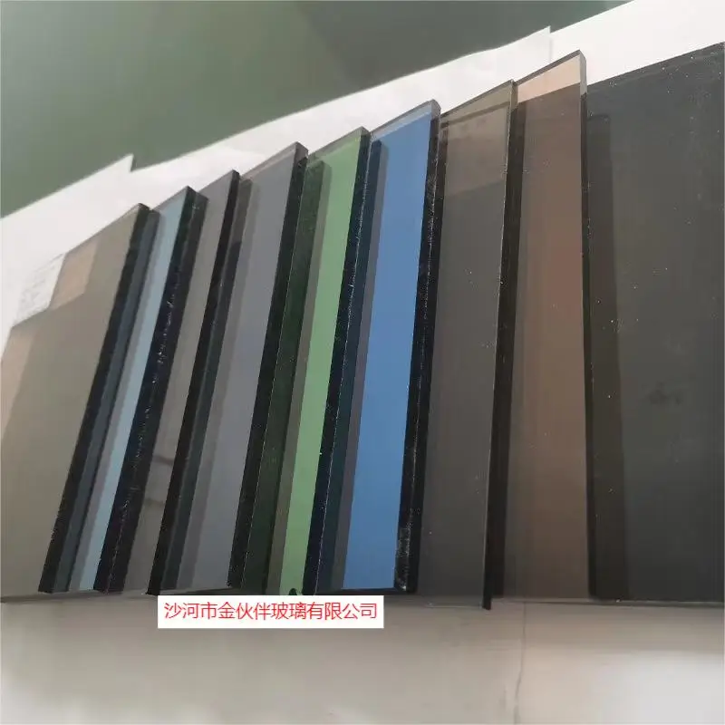 High Quality 4mm 5mm Black Float Tinted Glass Direct Sale from China Factory for Industrial Curtain Wall Decoration Flat Pattern