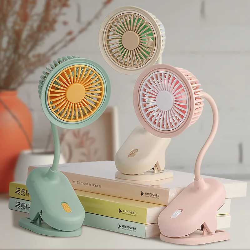 250mah mini desktop fan with softness gooseneck support portable flexibility arm for office student