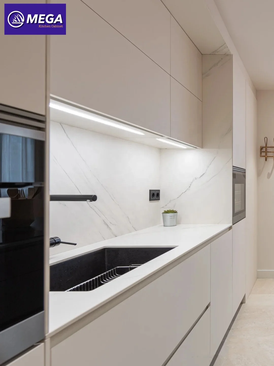 Complete set European Style cream color matt with drawers and doors complete kitchen cabinet modern designs