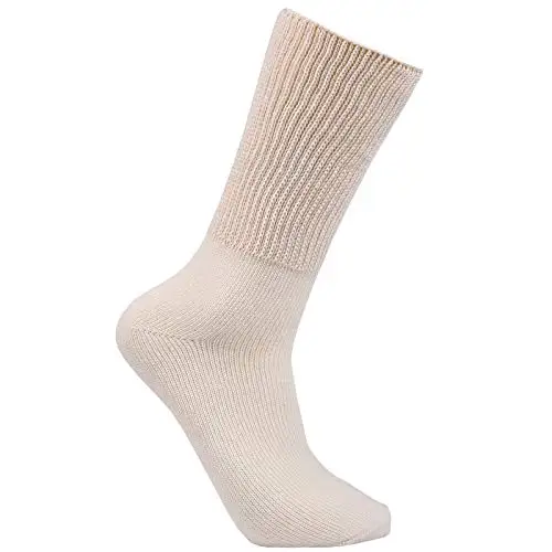 Chaussettes en coton Custom Men Loose Soft Breathable Top Quality Diabetic Cotton Socks