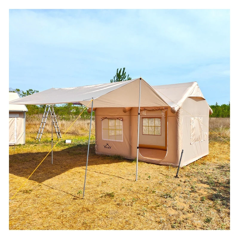 Hot sale Go outdoor thickened rainproof camping equipment camping air inflatable tent