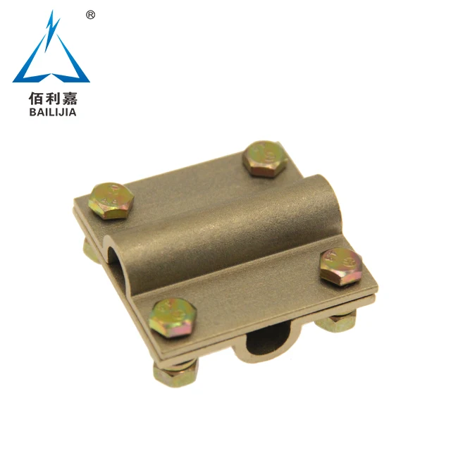 High  Conductivity Construction Using  Cross Joint Earthing Clamp