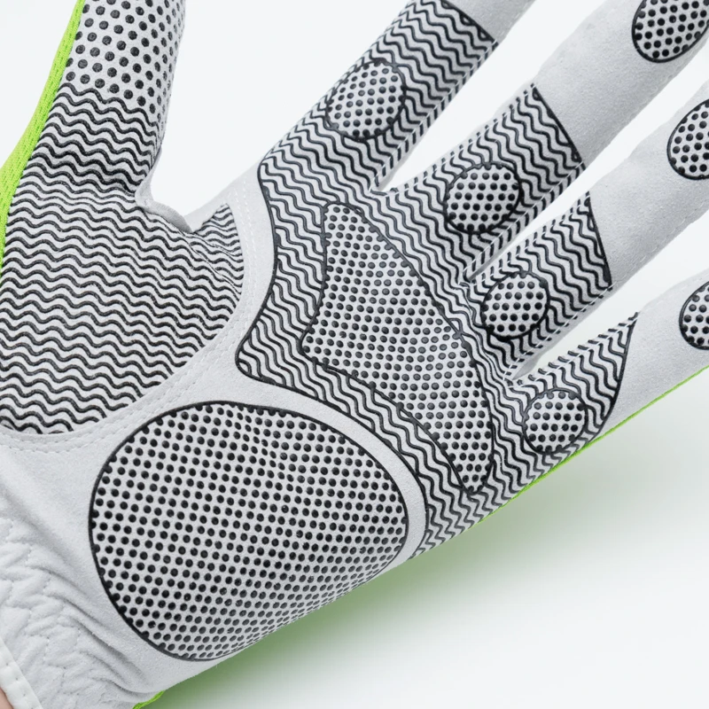 High Quality Custom Logo Golf Gloves All-Weather Anti-Slip with PU Leather OEM Packaging for All Fingers