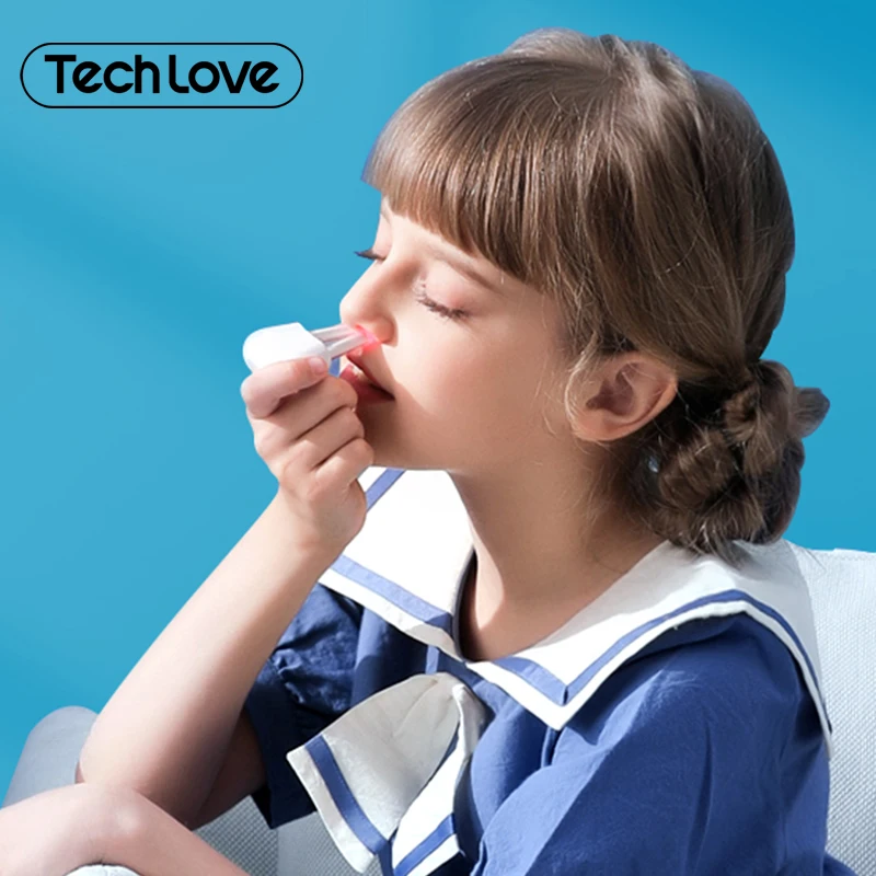 Tech Love маленький 4-й ринит перезаряжаемый интраназальный аппарат для лечения ринита красным светом