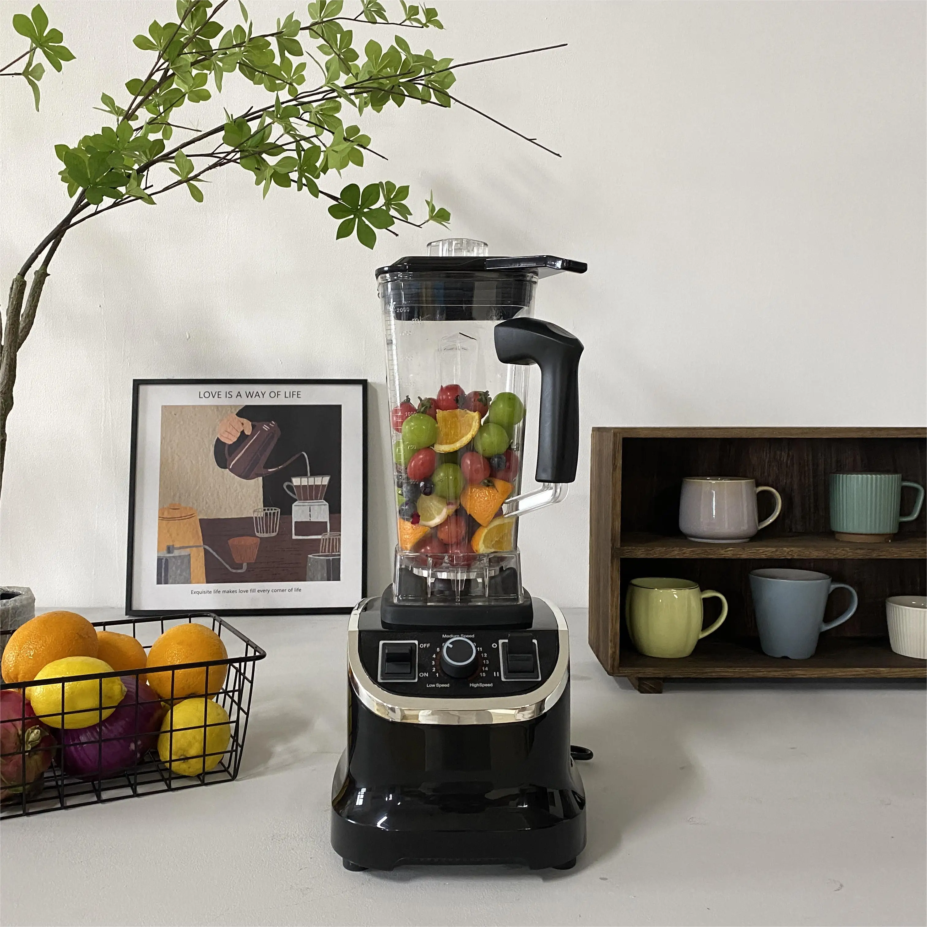 Kitchen appliances new design mixer grinder juicer commercial blenders for kitchen countertop blender