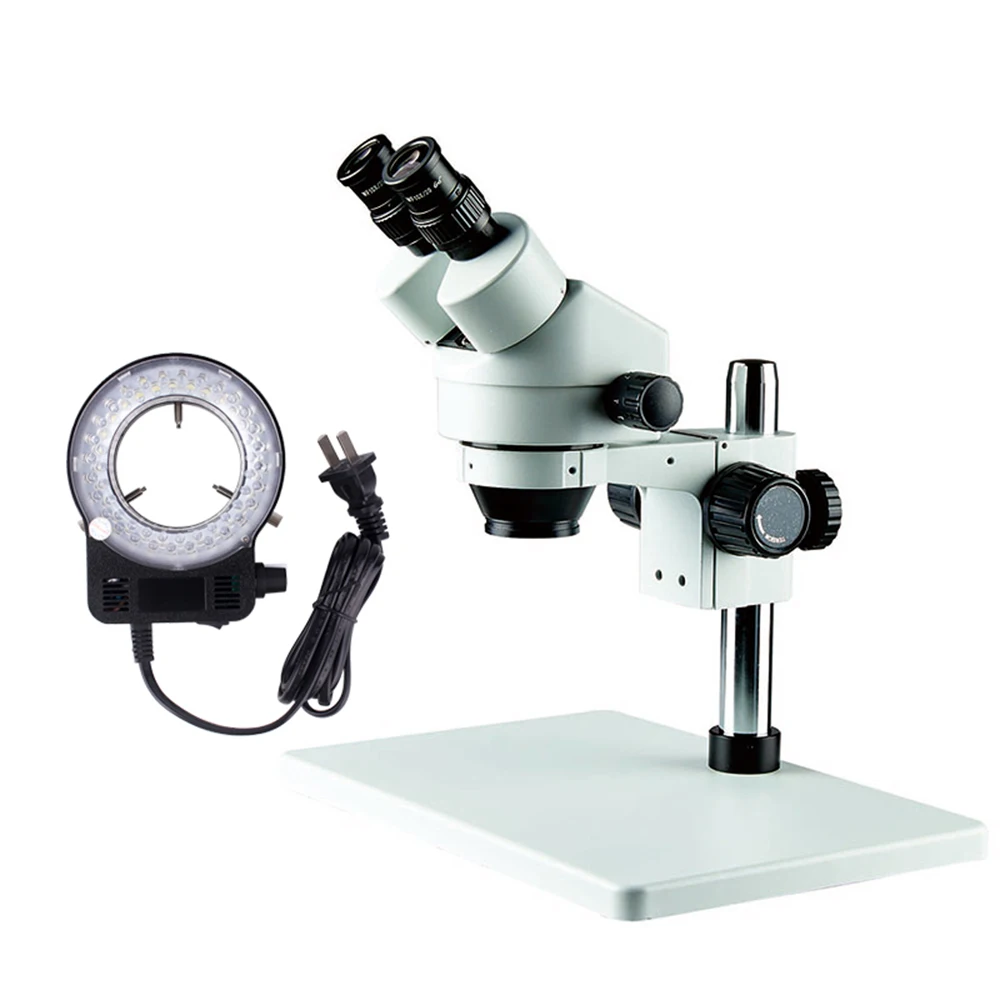 SZM7045-B3LED 7x-45x Zoom Стереомикроскоп Лабораторные оптические инструменты Бинокулярный стереомикроскоп