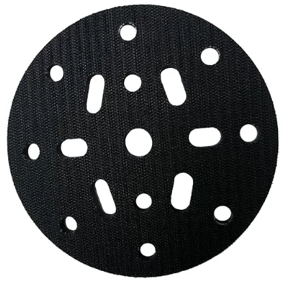 6 Inch 17 Hole 11 mm Thickness Soft Density Interface Pads Hook and Loop Sponge Cushion Buffer Backing Pad for Festool Sander