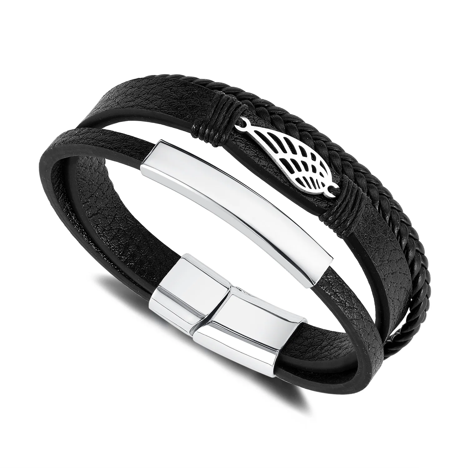 factory handmade engraving stainless steel rectangular blank plate bracelet customized text personalized name date bar bracelet