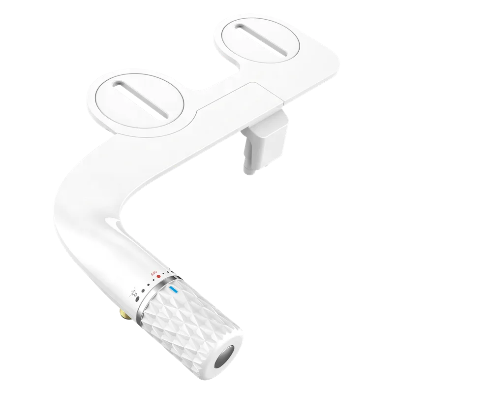 OEM/ODM Dual Wash Nozzles bidet toilet seat attachment  pulverisateur de bidet Non Electric Manual WC toilet bidet