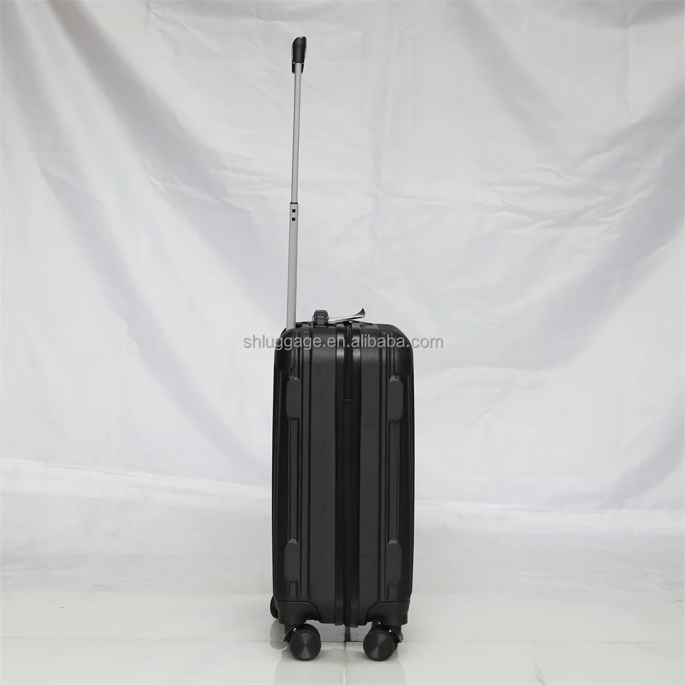 BSCI Hot sale simple design travel ABS bayer trolley carry-on suitcases travelling bags luggage sets 3pcs