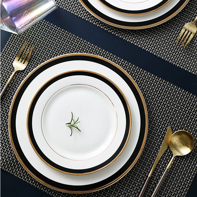 Drop Resistant High Heat Resistance Assiettes En Melamine dish Dinner Plates