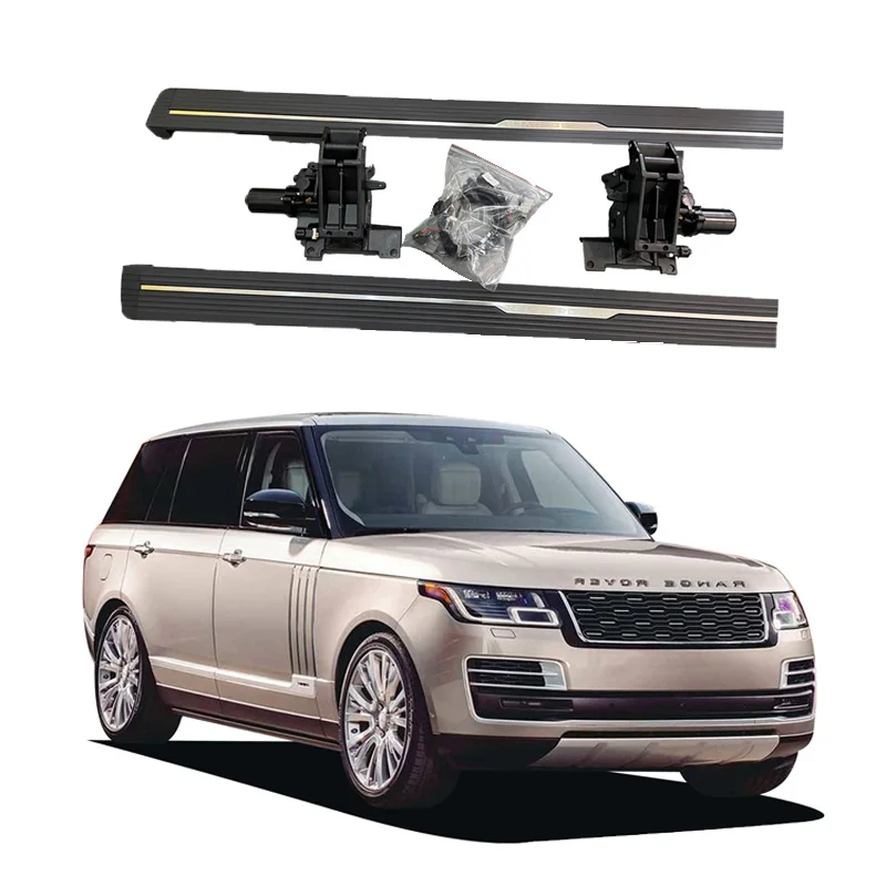 Landnovo Newest Model Electric Side Steps For Range Rover Vogue L405 2013-2020  Running Board Aluminum Electric Side Step