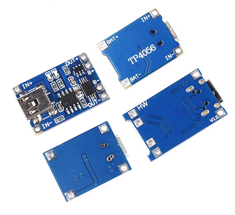 Tp4056 Tc4056 5V 1A Type-c Micro Usb  18650 Lithium Battery Charging Board With Protection Charger Module For Arduino Diy Kit