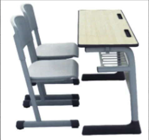 School Furniture Double Desk and Chairs Popular second hand school furniture for sale KZ84