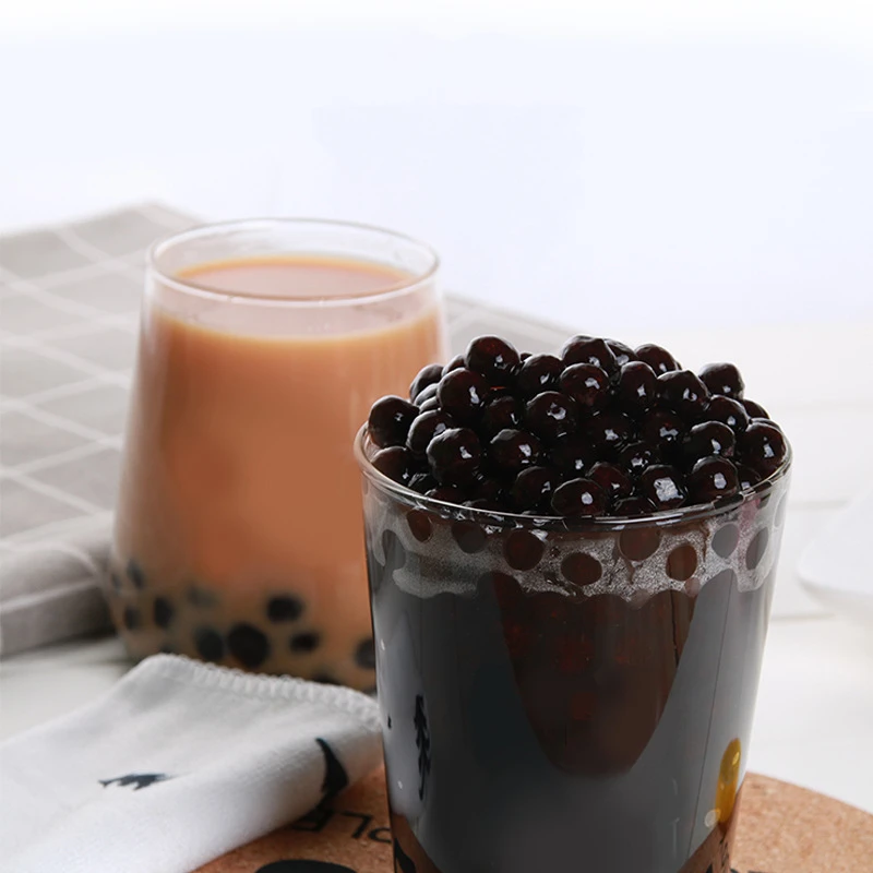 Black Tapioca Pearls Hot Selling Good Quality Black Bubble Tea brown sugar Tapioca Pearl Bubble Tea Ingredients