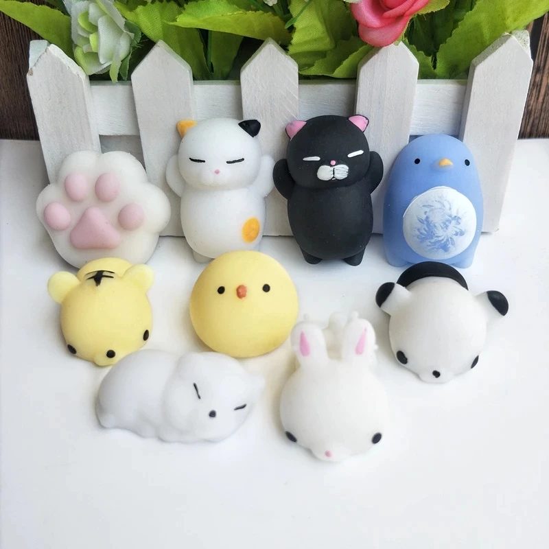 New Products 2021 Wholesale Silicone Squishy Anti Stress Toy Kawaii mini Mochi Squishy Toys