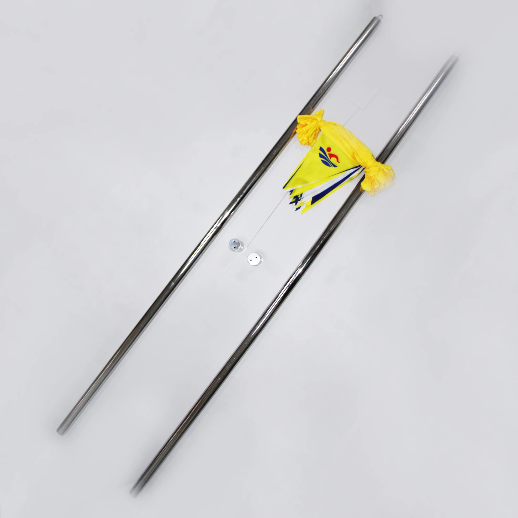 Competition swimming pool flag tool backstroke turn indicators