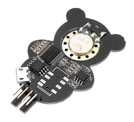 MP3-модуль с рисунком медведя поддерживает программирование царапин для Robotbit & Mini LFR и Micro:bit Smart Car