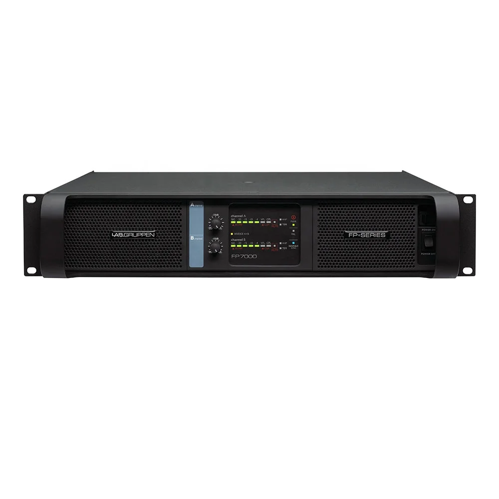 Lab.gruppen FP7000 2-Channel 7000 Watts Power Amplifier for Line Array Speakers System Stage Indoor Outdoor