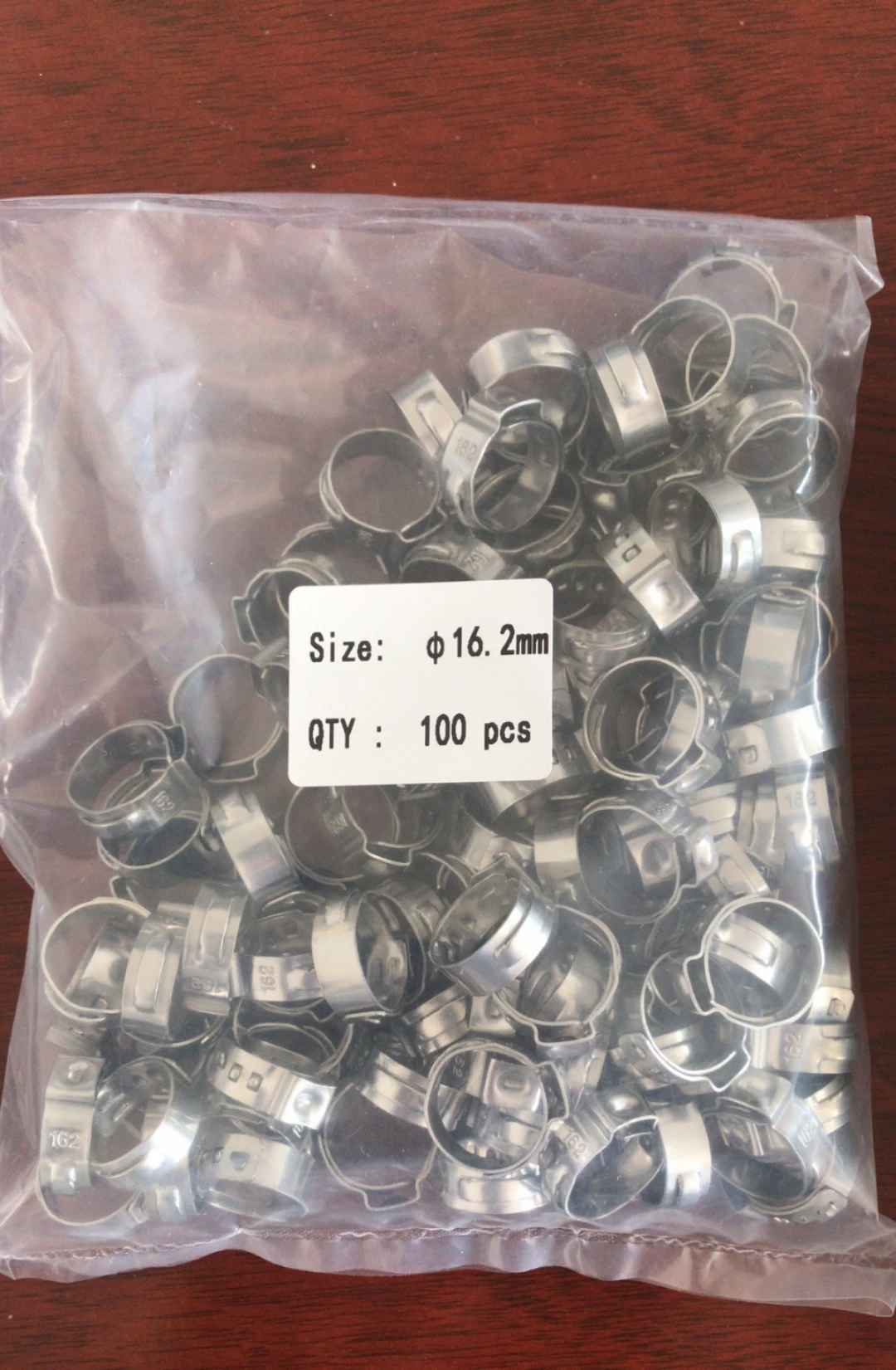 TJKS Tianjin Factory 11.8mm W4 Single Ear Hose Clamp 5*0.5mm