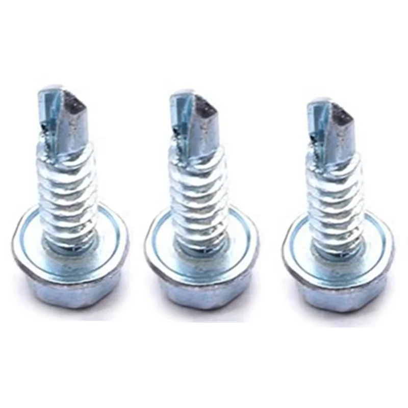 Самосверлильные винты для кровли с шестигранной головкой оцинкованные