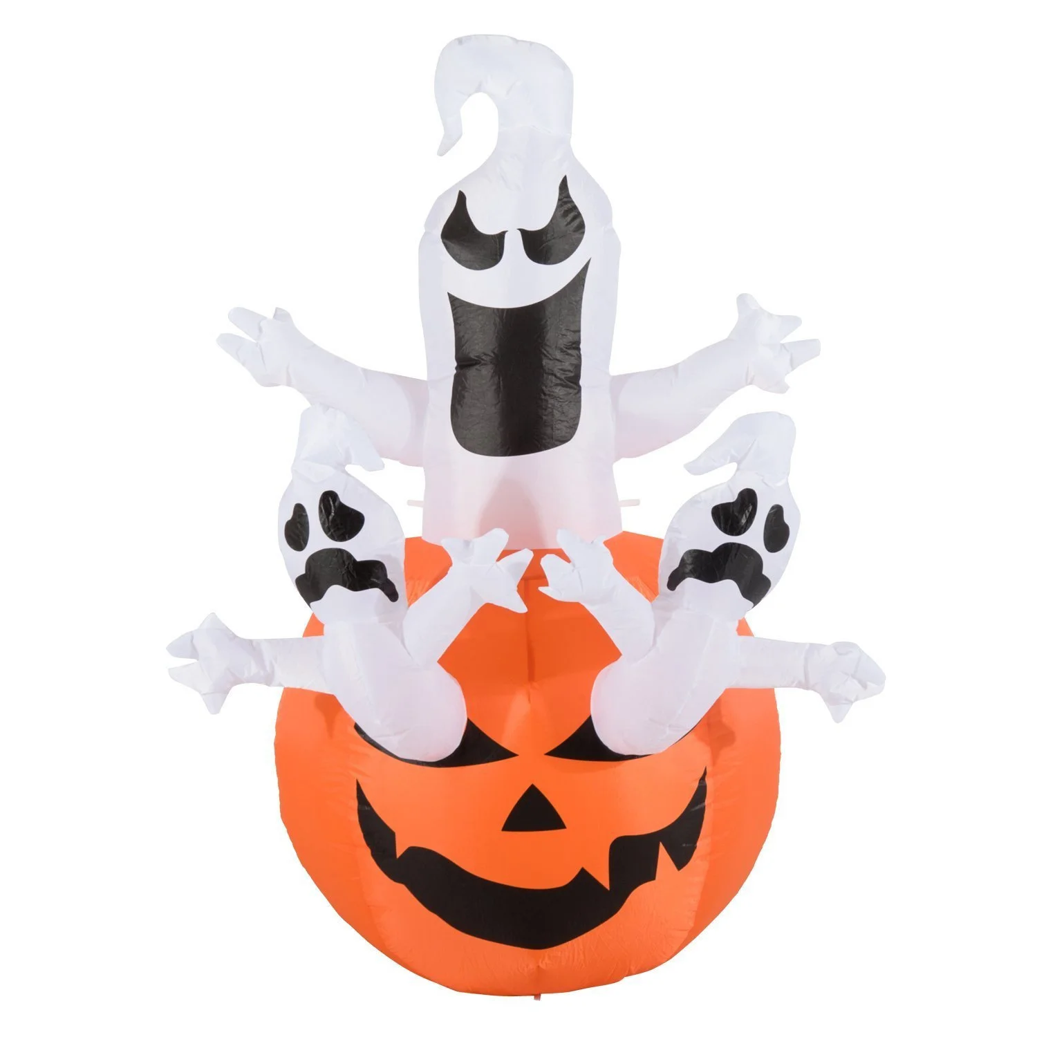 Factory Custom Inflatable Ghost Pumpkins Outdoor Garden Party Display Decorations Inflatable Three Ghost Pumpkin Decorations