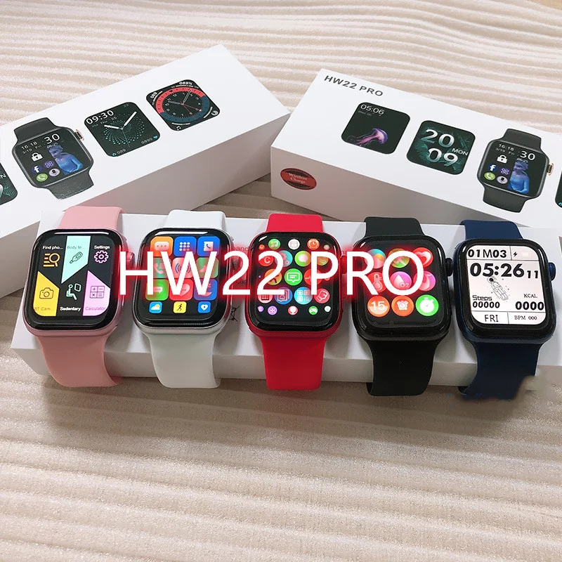 Оригинальные Смарт-часы HW 22 pro Rdfit App Pink Series 6 с кодовым замком, смарт-часы Reloj Inteligente HW22 Pro для Apple