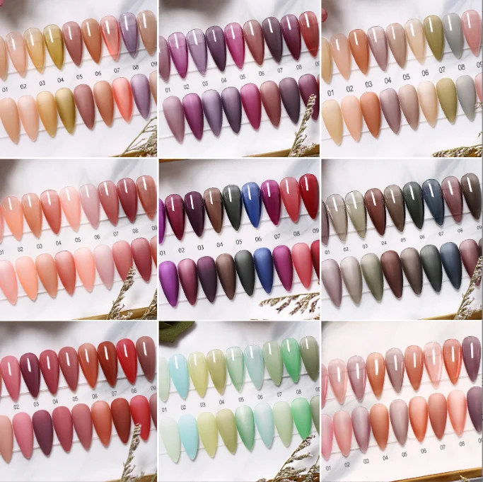 Новинка 2022 Популярный специальный гель для ногтей фототерапии в салоне 9 цветов/набор