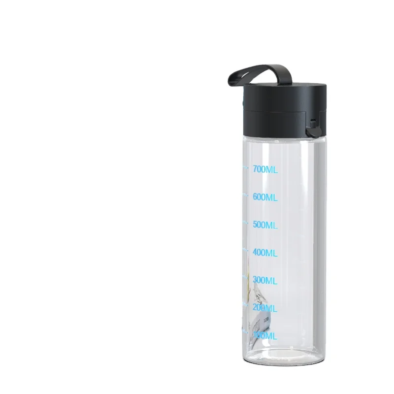 Best-selling Bpa-free 800ml  outdoor sports lightweight and easy-to-carry plastic water bottle