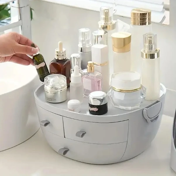 Advanced technology good price desktop storage box makeup organizer for jewelry cosmetic