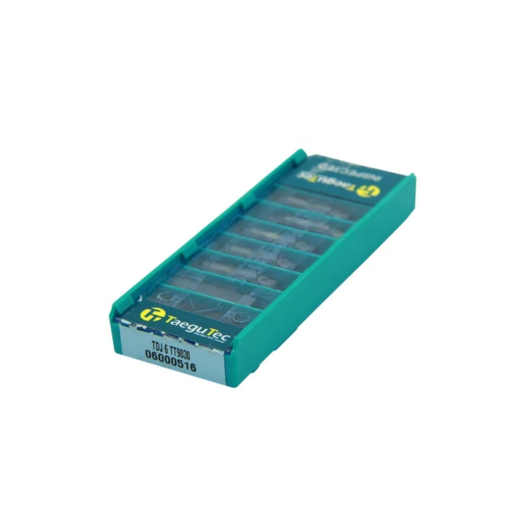 standard carbide inserts TDC TDJ TDXU TQJ taegutec tt9080 barra de insertos TDT TDA for lathe cutting tool