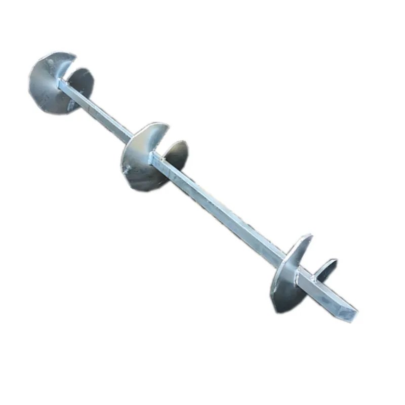 Power Ground Foundation System Earth Screw Anchor Square Bar Helix Anchor