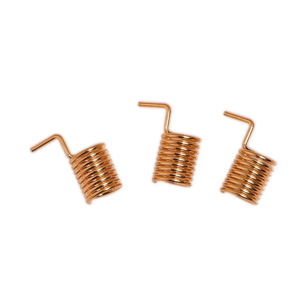G-NiceRF SW915-TH06 custom OEM Copper Spring Antenna 2.15dBi height  6mm 915mhz helical Antenna