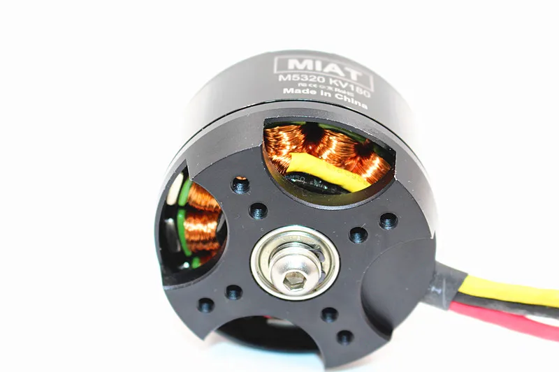 MIAT M5320 180KV 360KV 6-12S Outrunner бесщеточный двигатель для радиоуправляемого самолета игрушечного мультикоптера