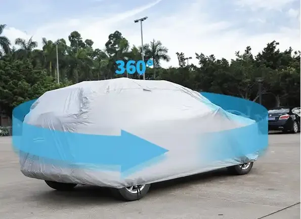 Factory Direct Sales High Quality Car Cover Snow Proof Uv Protection Waterproof Outdoor Polyester Taffeta Car Cover